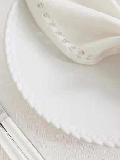 Christofle Babylone Porcelain Dinner Plate | Thumbnail 3 Christofle Babylone Porcelain Dinner Plate | Thumbnail 3