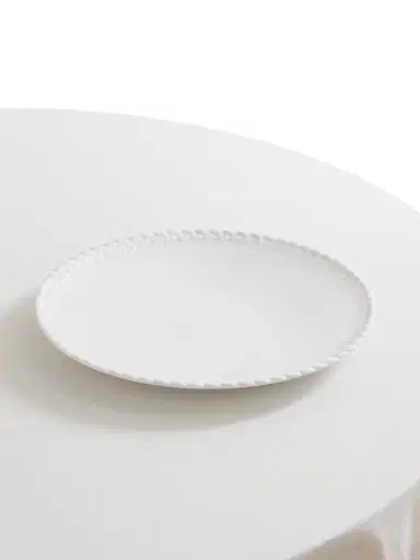 Christofle Babylone Porcelain Dinner Plate | Thumbnail 1 Christofle Babylone Porcelain Dinner Plate | Thumbnail 1