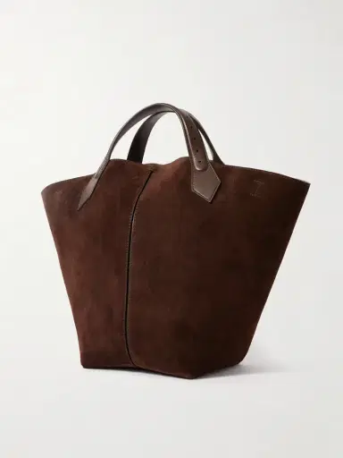Proenza Schouler Large Chelsea Leather-trimmed Paneled Suede Tote | Thumbnail 3 Proenza Schouler Large Chelsea Leather-trimmed Paneled Suede Tote | Thumbnail 3