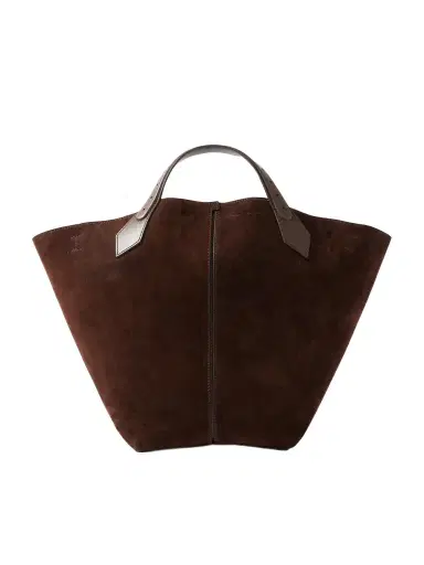 Proenza Schouler Large Chelsea Leather-trimmed Paneled Suede Tote | Thumbnail 1 Proenza Schouler Large Chelsea Leather-trimmed Paneled Suede Tote | Thumbnail 1