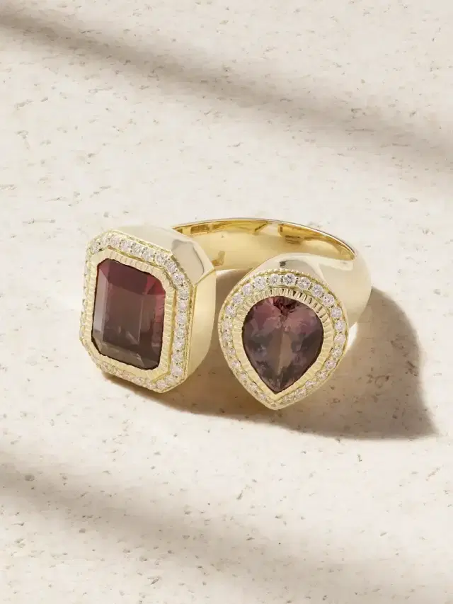 14-karat Gold, Tourmaline And Diamond Ring