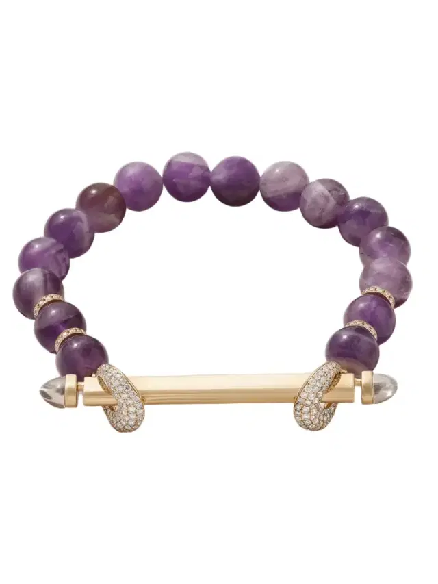 Chakra 18-karat Gold Multi-stone Bracelet