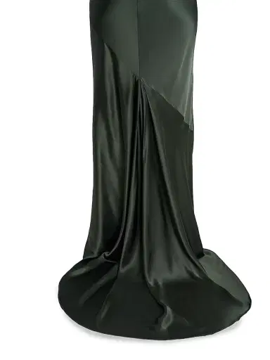 TWP Women's Back to You Satin Maxi Dress - Duffle Bag 0 | Thumbnail 5