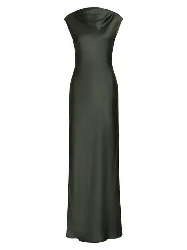 TWP Women's Back to You Satin Maxi Dress - Duffle Bag 0 | Thumbnail 1