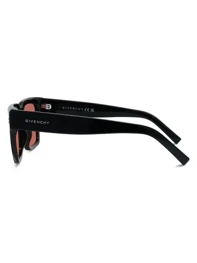 Givenchy Men's GV Day 55MM Square Sunglasses - Shiny Black And Bordeaux | Thumbnail 3 Givenchy Men's GV Day 55MM Square Sunglasses - Shiny Black And Bordeaux | Thumbnail 3