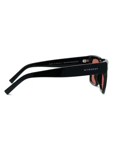 Givenchy Men's GV Day 55MM Square Sunglasses - Shiny Black And Bordeaux | Thumbnail 7 Givenchy Men's GV Day 55MM Square Sunglasses - Shiny Black And Bordeaux | Thumbnail 7