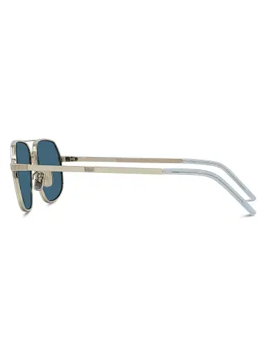 Givenchy Men's GV One 57MM Pilot Sunglasses - Gold And Blue | Thumbnail 3 Givenchy Men's GV One 57MM Pilot Sunglasses - Gold And Blue | Thumbnail 3