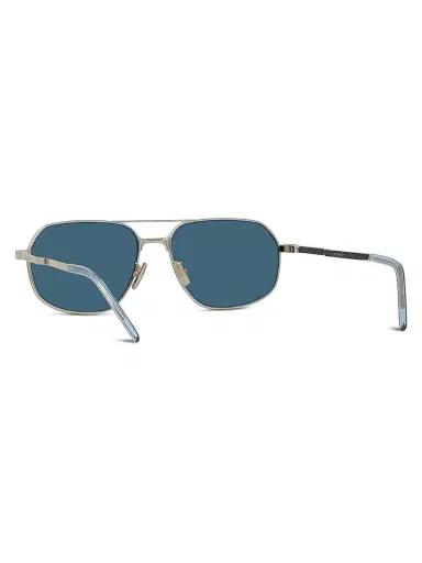Givenchy Men's GV One 57MM Pilot Sunglasses - Gold And Blue | Thumbnail 4 Givenchy Men's GV One 57MM Pilot Sunglasses - Gold And Blue | Thumbnail 4