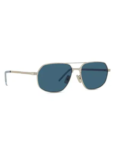 Givenchy Men's GV One 57MM Pilot Sunglasses - Gold And Blue | Thumbnail 8 Givenchy Men's GV One 57MM Pilot Sunglasses - Gold And Blue | Thumbnail 8