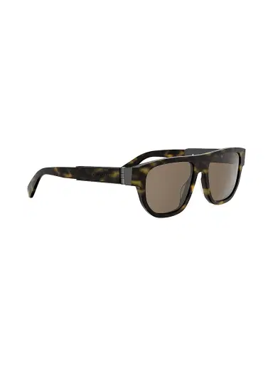 BVLGARI Women's Aluminium 55MM Rectangular Sunglasses - Dark Havana Brown | Thumbnail 8