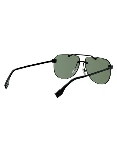 Fendi Men's Sky 61MM Pilot Sunglasses - Matte Black And Green Polarized | Thumbnail 6 Fendi Men's Sky 61MM Pilot Sunglasses - Matte Black And Green Polarized | Thumbnail 6