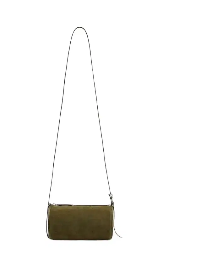 Women's Silo Suede Crossbody Bag - Olive