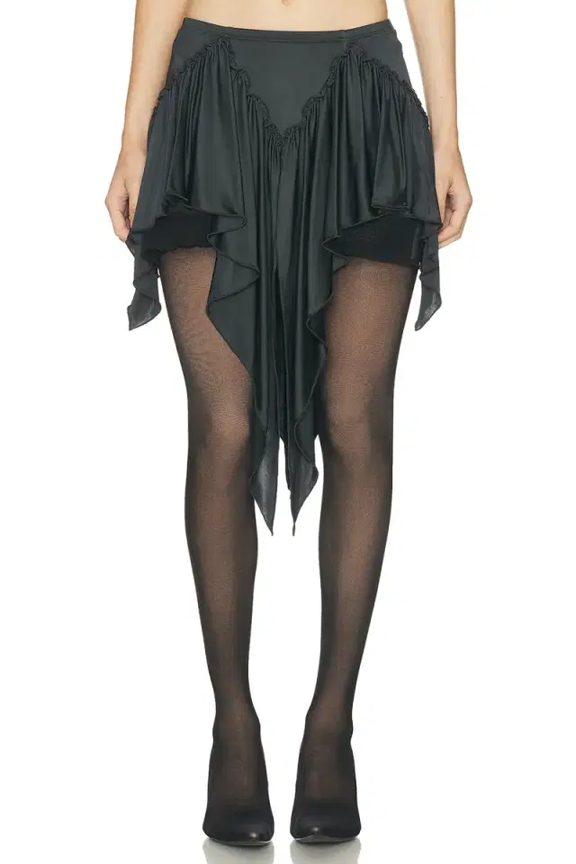 The Attico Shiny Mini Skirt
