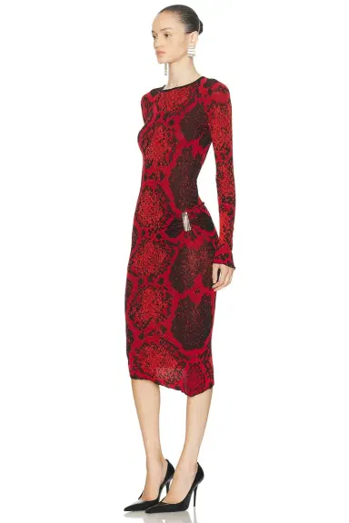 The Attico Python Midi Dress | Thumbnail 3
