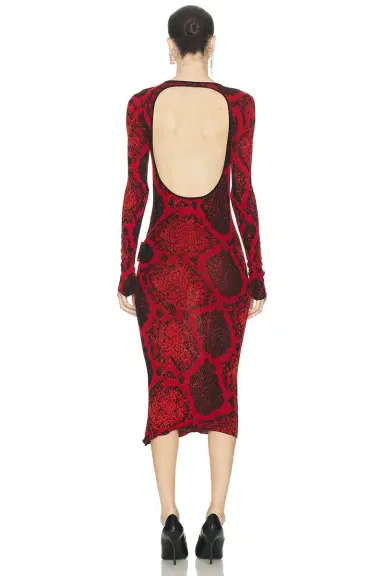 The Attico Python Midi Dress | Thumbnail 4