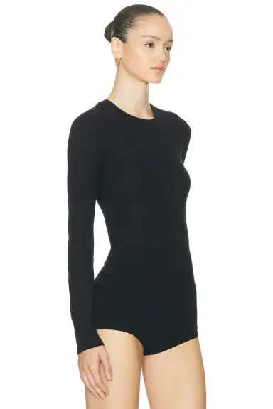 ÉTERNE Rib Stitch Cashmere Clark Sweater | Thumbnail 2