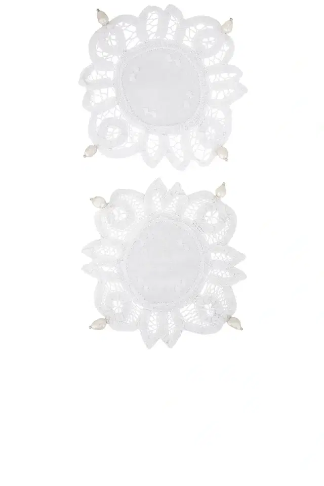 Gohar World Lace Pearl Coasters