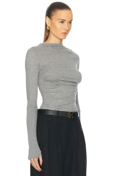 ENZA COSTA Cashmere Twist Top | Thumbnail 2