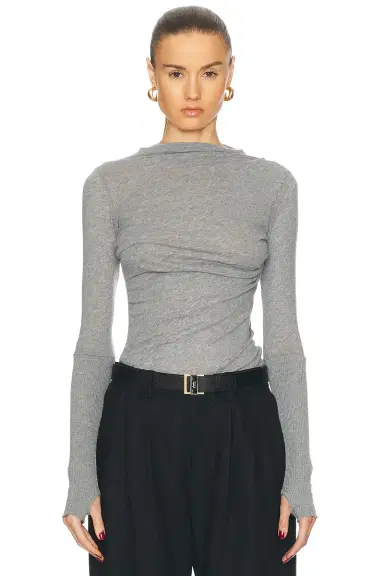 ENZA COSTA Cashmere Twist Top | Thumbnail 1