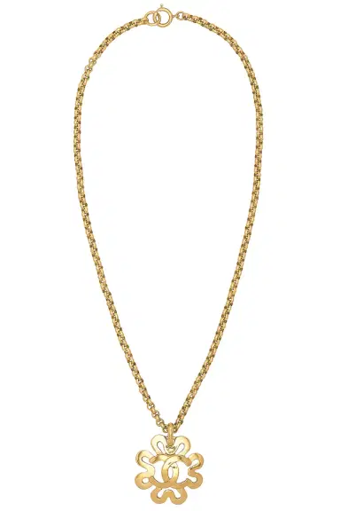 Chanel Chanel 1995 CC Clover Necklace | Thumbnail 1 Chanel Chanel 1995 CC Clover Necklace | Thumbnail 1