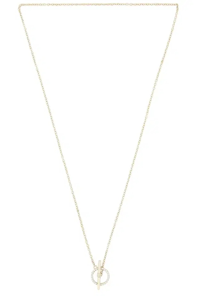 Diamond Toggle Link Necklace