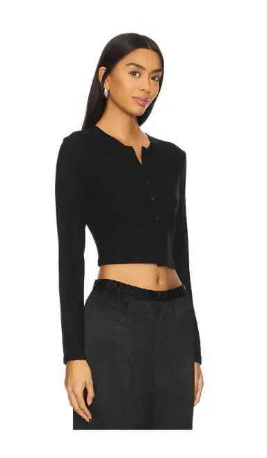 LESET Lauren Crop Cardigan | Thumbnail 2