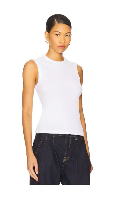 ENZA COSTA New Classic Sleeveless Tee | Thumbnail 2
