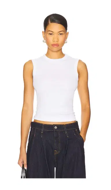 ENZA COSTA New Classic Sleeveless Tee | Thumbnail 1