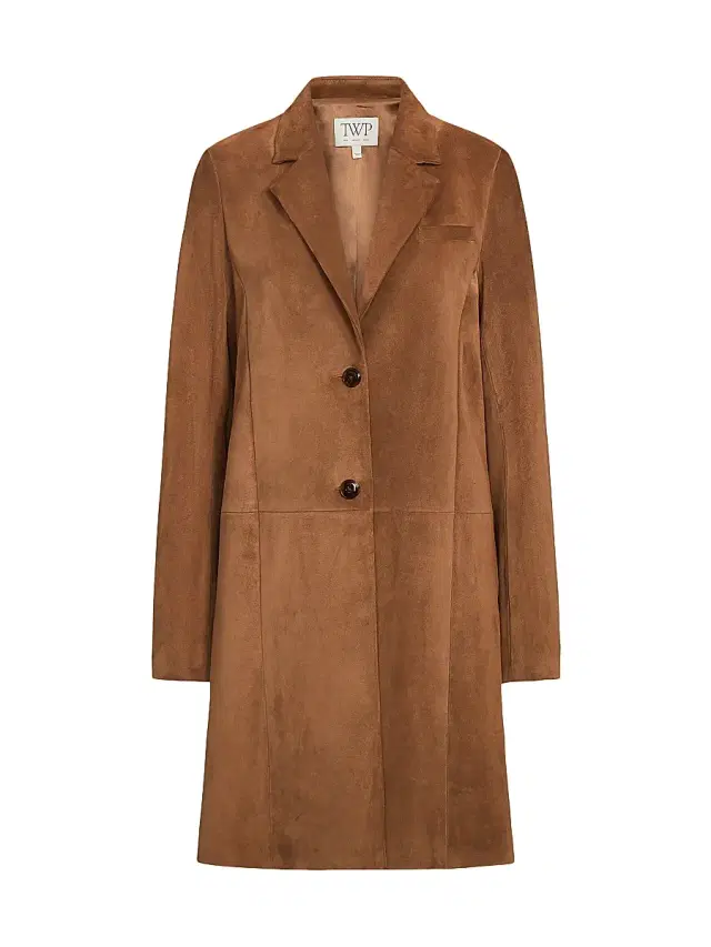 TWP Women's Easy Suede Car Coat - Martora