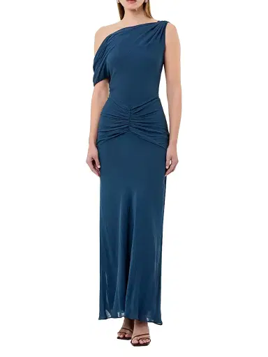 NICHOLAS Women's Elza One-Shoulder Paneled Maxi Dress - Mineral | Thumbnail 2