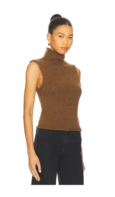 Joe's Jeans Stevie Sleeveless Roll Neck Sweater | Thumbnail 2 Joe's Jeans Stevie Sleeveless Roll Neck Sweater | Thumbnail 2
