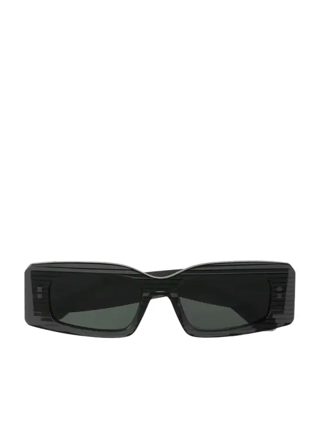 Rectangular-frame Textured-acetate Sunglasses