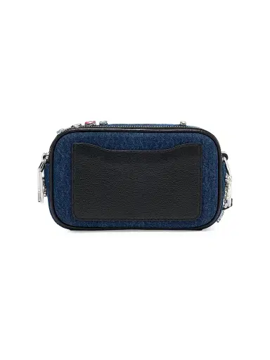 Marc Jacobs Women's The Gem Denim Snapshot Shoulder Bag | Thumbnail 2 Marc Jacobs Women's The Gem Denim Snapshot Shoulder Bag | Thumbnail 2