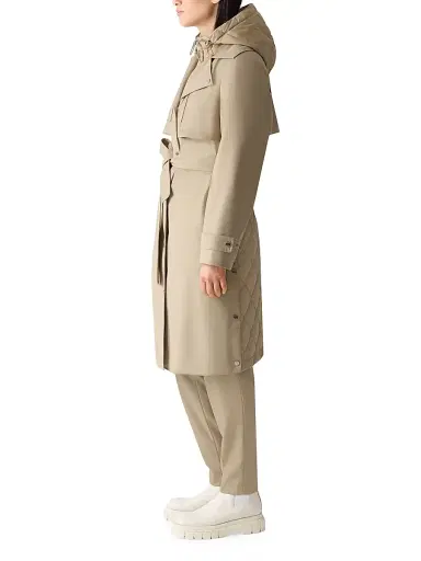Mackage Women's Siobhan Technical Trench Coat - Light Camel - Size XXL | Thumbnail 3 Mackage Women's Siobhan Technical Trench Coat - Light Camel - Size XXL | Thumbnail 3