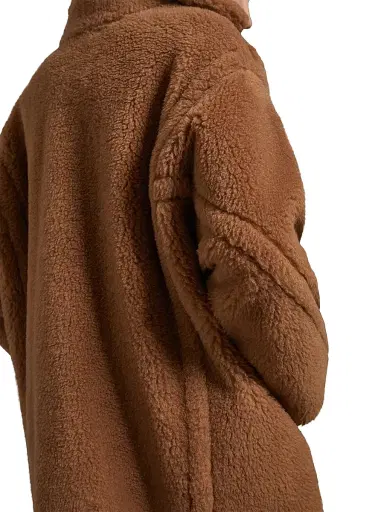 Max Mara Women's Short Teddy Bear Icon Coat - Camel - Size Large | Thumbnail 4 Max Mara Women's Short Teddy Bear Icon Coat - Camel - Size Large | Thumbnail 4
