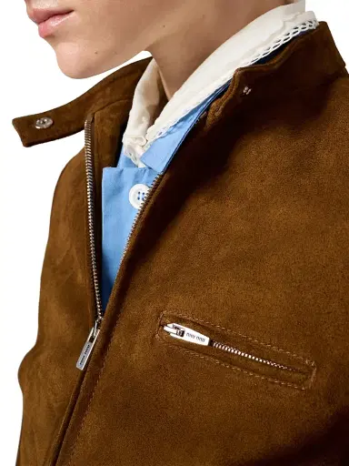 Miu Miu Women's Suede Jacket | Thumbnail 4 Miu Miu Women's Suede Jacket | Thumbnail 4