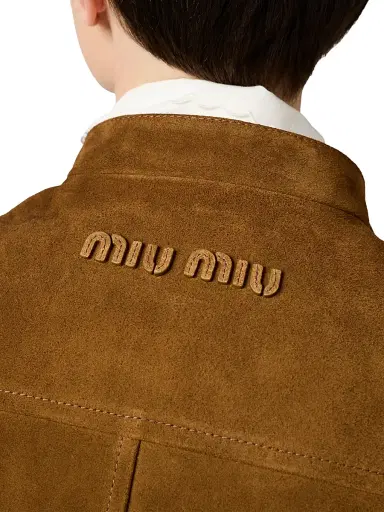 Miu Miu Women's Suede Jacket | Thumbnail 5 Miu Miu Women's Suede Jacket | Thumbnail 5