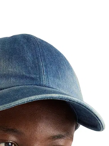 Prada Men's Denim Baseball Cap - Blue - Size Large | Thumbnail 2 Prada Men's Denim Baseball Cap - Blue - Size Large | Thumbnail 2