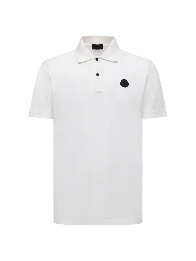 Men's Polo Shirt in Cotton Piquet - White