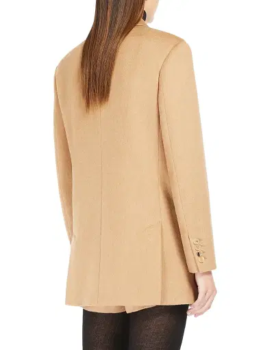 Max Mara Women's Zibeline Camel Olimpia Jacket - Camel - Size 12 | Thumbnail 3