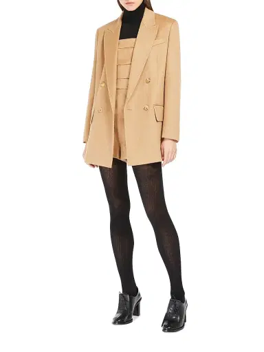 Max Mara Women's Zibeline Camel Olimpia Jacket - Camel - Size 12 | Thumbnail 6