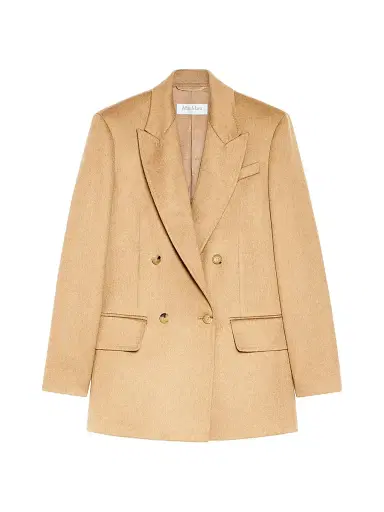 Max Mara Women's Zibeline Camel Olimpia Jacket - Camel - Size 12 | Thumbnail 1