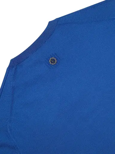 Stefano Ricci Men's Silk and Cotton Superior Crewneck Sweater - Blue | Thumbnail 8 Stefano Ricci Men's Silk and Cotton Superior Crewneck Sweater - Blue | Thumbnail 8