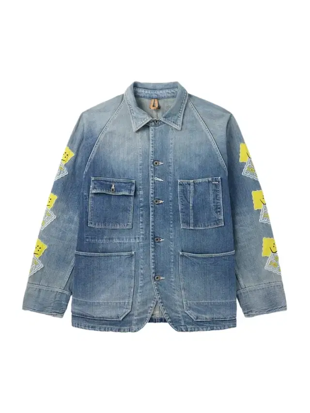 KAPITAL Cactus Appliquéd Denim Jacket - Men