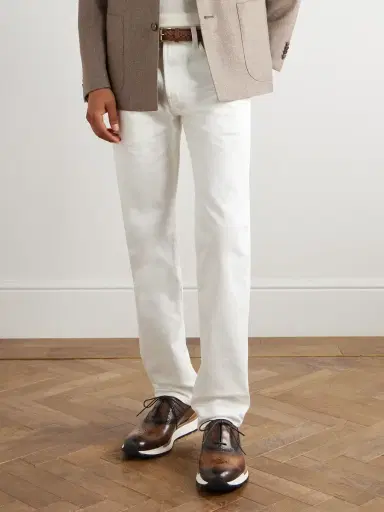 Berluti Fast Track Venezia Leather Oxford Sneakers - Men | Thumbnail 2