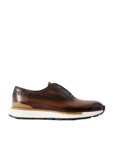 Berluti Fast Track Venezia Leather Oxford Sneakers - Men | Thumbnail 1