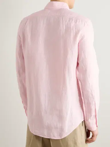 Ralph Lauren Purple Label Natté Linen Shirt - Men | Thumbnail 4 Ralph Lauren Purple Label Natté Linen Shirt - Men | Thumbnail 4