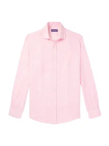 Ralph Lauren Purple Label Natté Linen Shirt - Men | Thumbnail 1 Ralph Lauren Purple Label Natté Linen Shirt - Men | Thumbnail 1