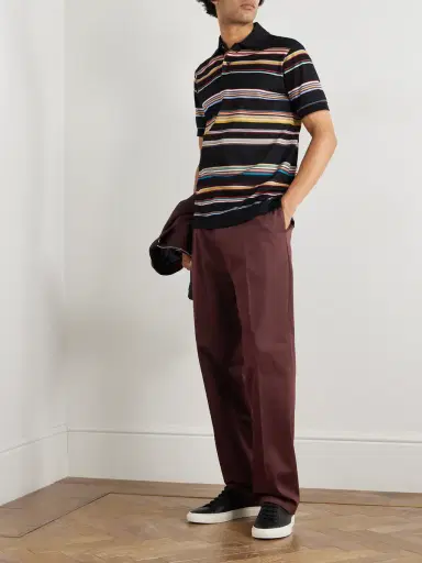 Paul Smith Straight-Leg Cotton-Blend Twill Trousers - Men | Thumbnail 2 Paul Smith Straight-Leg Cotton-Blend Twill Trousers - Men | Thumbnail 2