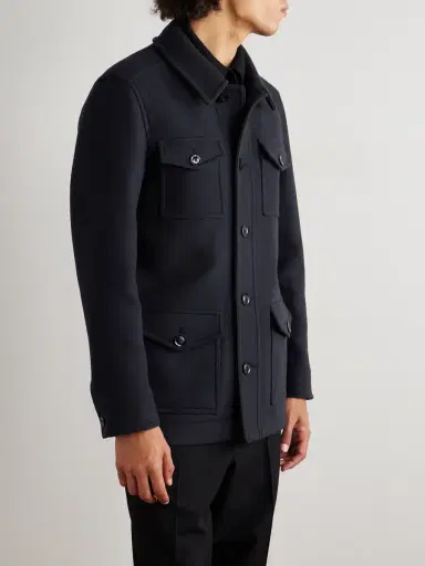 Tom Ford Virgin Wool Overshirt - Men | Thumbnail 3 Tom Ford Virgin Wool Overshirt - Men | Thumbnail 3